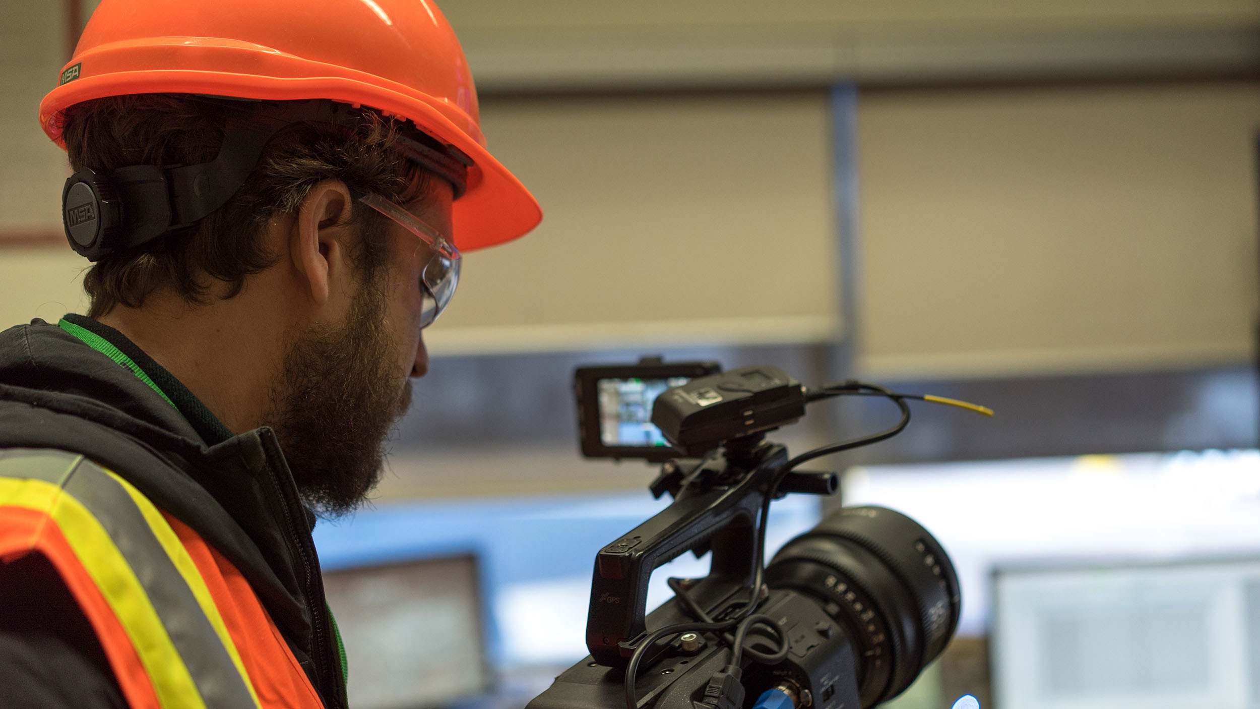 Video production at Edmonton cement facility