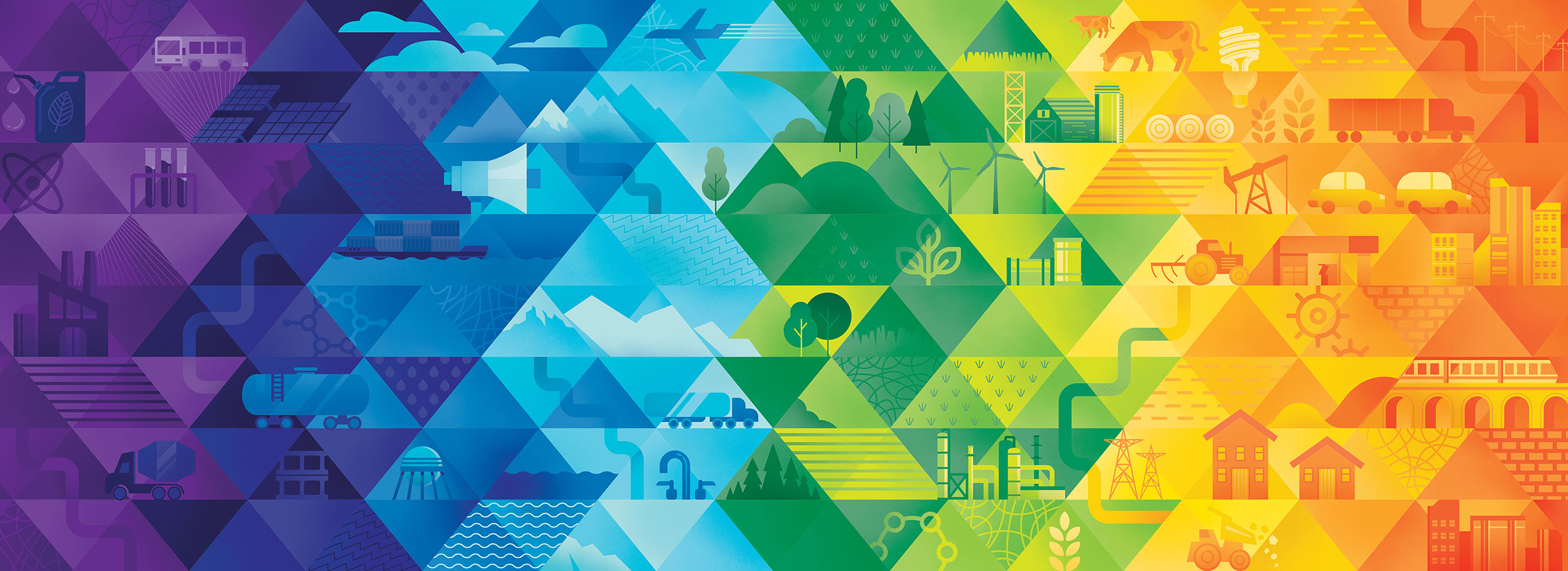 Energy Efficiency Alberta Mural Illustration