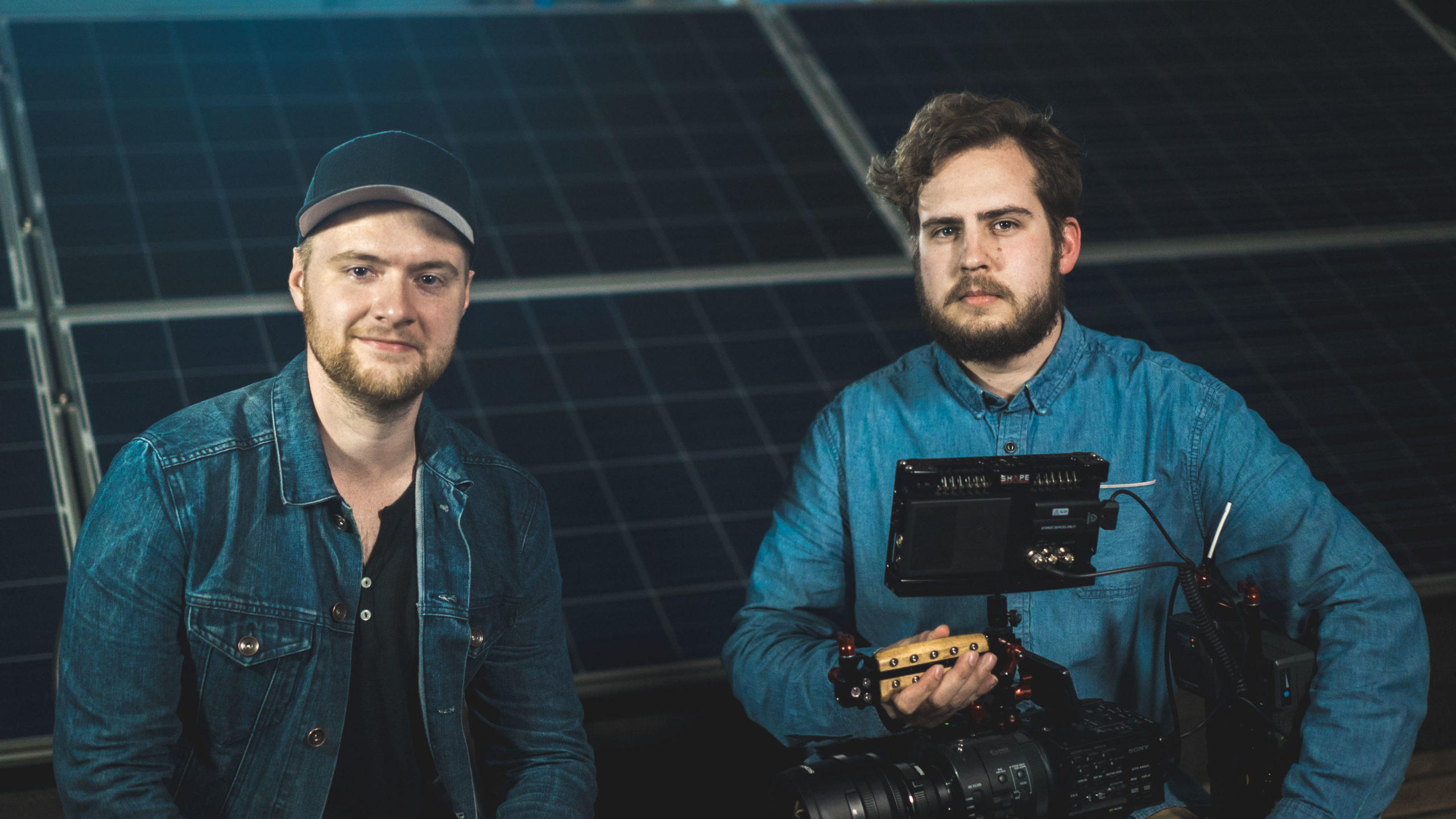Jordan Bloemen + Colin Waugh filming the web series Renewable